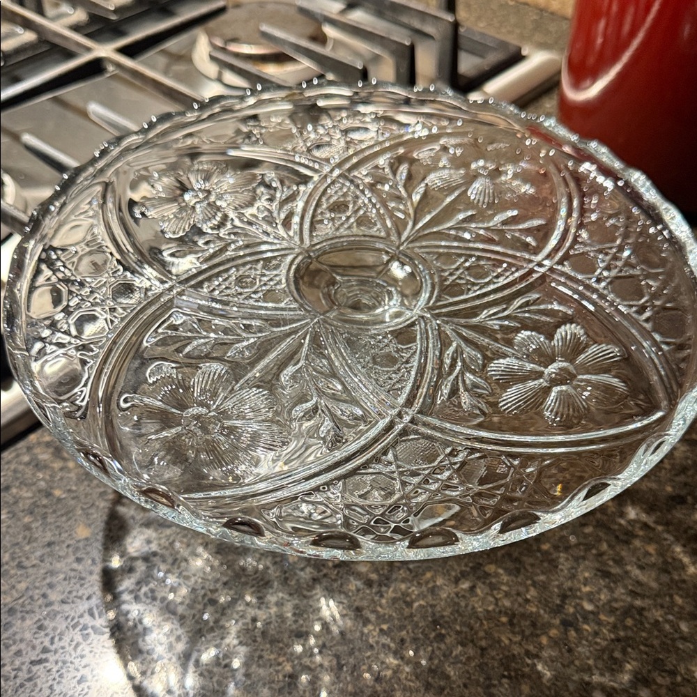Elegant Indiana Glass Cake Stand